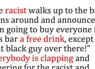 Racist Walks Into A Bar. But When The Black Guy In The Corner Reveals Who He Is, Everyone Is Floored.