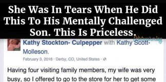 Mom Is In Tears When He Did This To His Mentally Challenged Son. This Is Priceless