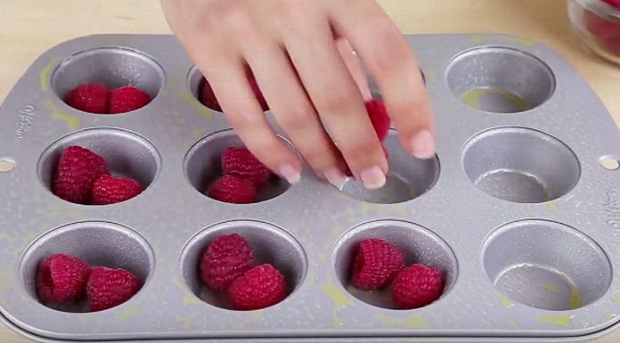 She Starts With Fresh Berries. Only Two Ingredients Later She Has Irresitible Muffins