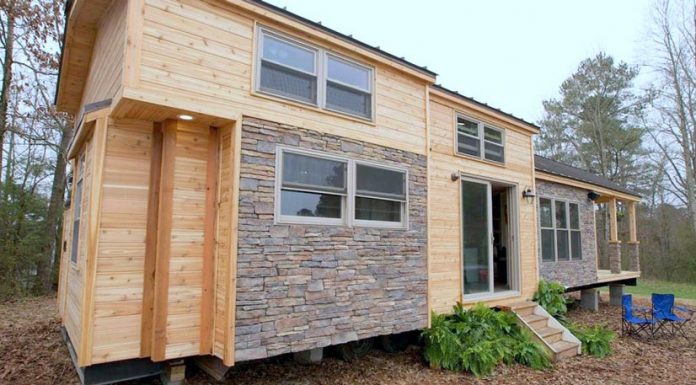 The Outside Of This 400 Sq Ft Cabin Is Cute, But Seeing The Inside – I’m In Awe