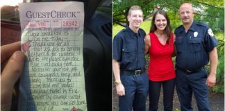 A Waitress Doodled On A Receipt, She Opened Facebook 2 Hours Later And Almost Fainted