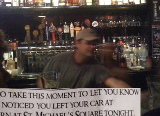 Bar Leaves Surprise for ‘Drunken Mess’ Who Left Car Overnight