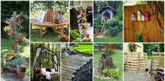 15 DIY Wooden Decorations to Make Your Yard More Warm and Inviting