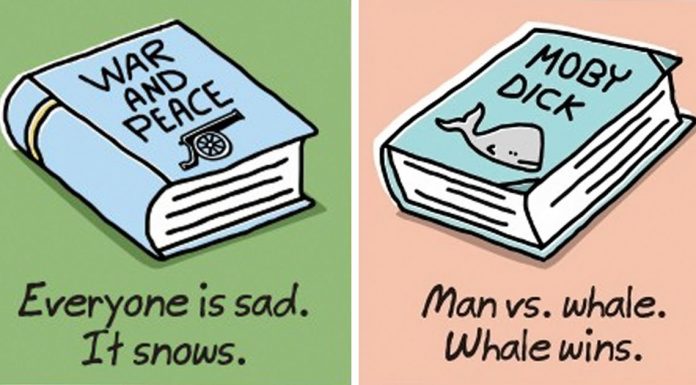 Extremely Shortened Versions of Classic Books For Lazy People