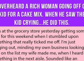 He Overheard A Rich Woman Going Off On A Kid For A Cake Mix. When He Saw The Kid Crying, He Did This