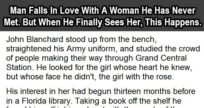 He Was Ashamed Of Himself For Being Disappointed With Her. But Then She Said This.