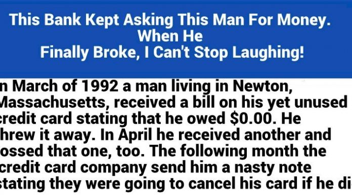 The Bank Kept Asking This Man For Money. When He Finally Broke, I Can’t Stop Laughing!