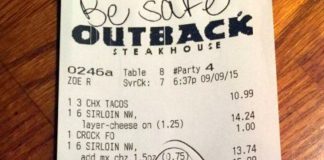 4 Officers Were Startled By What Was Written On Their Check After Their Meal