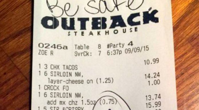 4 Officers Were Startled By What Was Written On Their Check After Their Meal