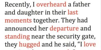 Man Overhears A Dad Say Something Very Strange To His Daughter. Its Meaning? Wow!