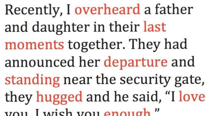 Man Overhears A Dad Say Something Very Strange To His Daughter. Its Meaning? Wow!