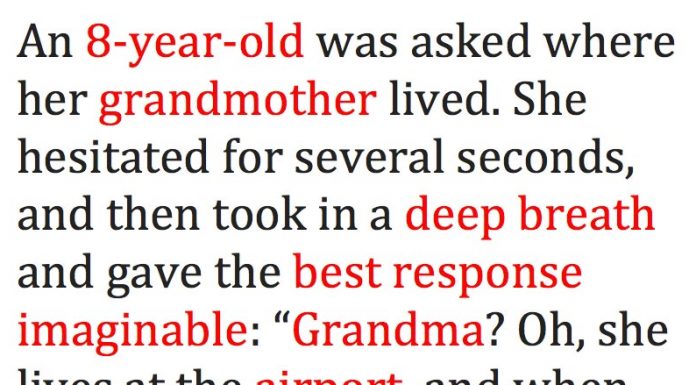 They Ask This 8-Year-Old Girl Where Her Grandma Lives. Her Reply? Heartwarming!
