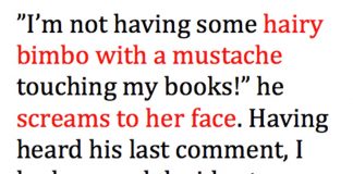 This Man Humiliates A Woman Because She Has A Mustache. But The Comeback From This Stranger Is Perfect.