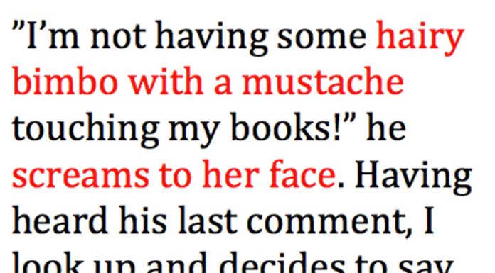 This Man Humiliates A Woman Because She Has A Mustache. But The Comeback From This Stranger Is Perfect.