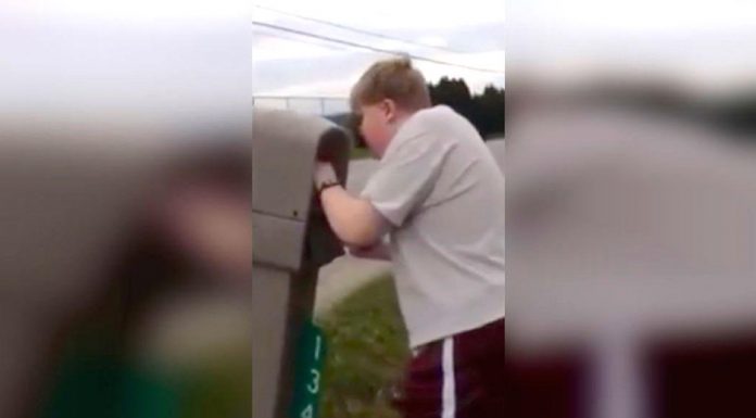 Mom Films Teen Reaching Into The Mailbox. When He Pulls THIS Out, She’s Brought To Tears.