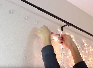 She Hangs Christmas Lights Behind Her Bed. When The Camera Pans Out? STUNNING!