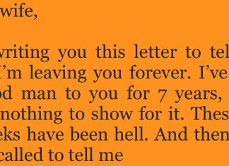 He demands a divorce in this letter to his wife. Her reply is unreal