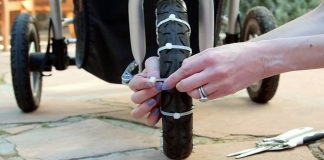 Mom Puts Zip Ties Around Her Baby’s Stroller – The Reason Why Is Pure Genius