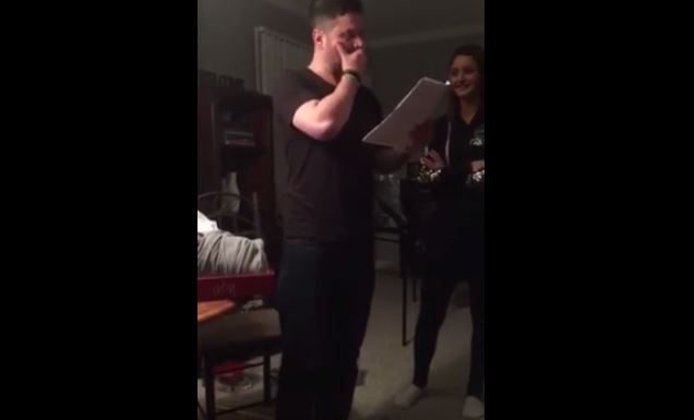 Video shows moving moment girl asks man who raised her to adopt her