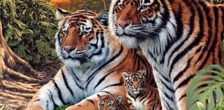 I Only Saw 4 Tigers In This Painting, Then I Noticed THESE Staring Out…