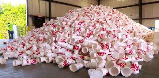 He Compiles Hundreds Of Chick-fil-A Cups. What He Transforms Them Into Is Incredible