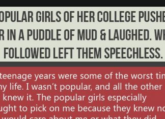 Popular Girls Of Her College Pushed Her In A Puddle Of Mud & Laughed. What Followed Left Them Speechless.