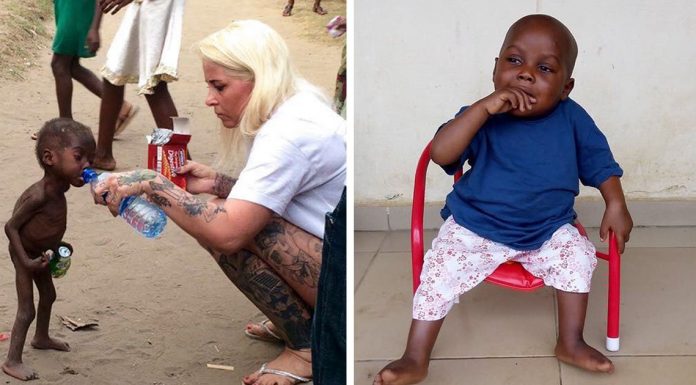 Mom Saves A Starving Orphan Accused Of Witchcraft—But Wait Til You See Him 8 Weeks Later