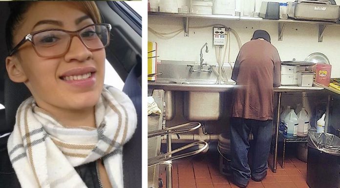 Café Owner Lets Homeless Man Work For The Day. 2 Weeks Later, She Walks In And He’s Still There