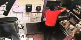 Florida Fast Food Worker Jumps Through Window To Save A Cop