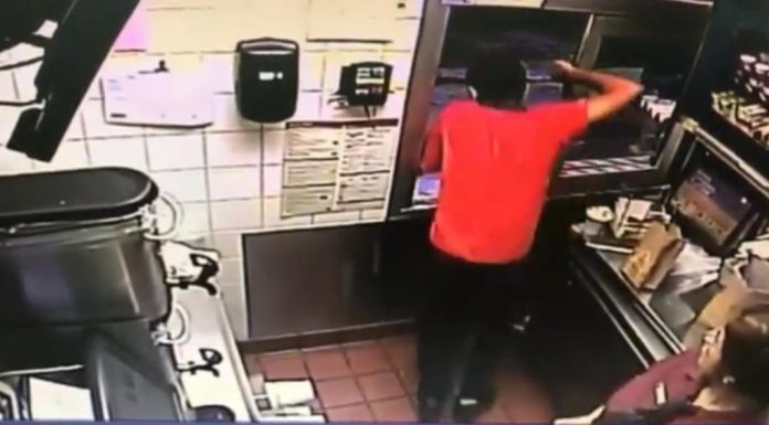 Florida Fast Food Worker Jumps Through Window To Save A Cop