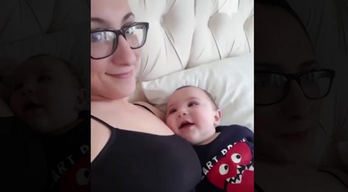 See What This Amazing Baby Does To Show Affection to Mom